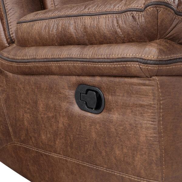 Brown Glider Recliner